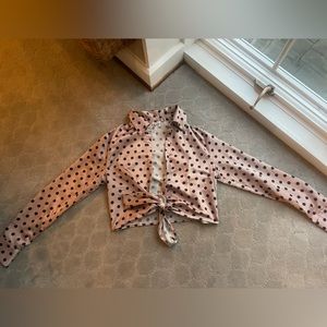 INAMORATA POLKA DOT TOP. Worn one time. Excellent condition